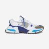 Dolce Gabbana D&G Unisex Mixed-Material Airmaster Sneakers-Navy