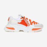 Dolce Gabbana D&G Unisex Mixed-Material Airmaster Sneakers-Orange