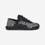 Dolce Gabbana D&G Women Mixed-Material NS1 Sneakers-Black