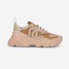 Dolce Gabbana D&G Women Mixed-Materials Daymaster Sneakers-Brown 11 Dolce Gabbana D&G Women Mixed-Materials Daymaster Sneakers-Brown