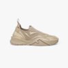 Fendi Unisex Flow Beige Mesh Running Sneakers 10 Fendi Unisex Flow Beige Mesh Running Sneakers
