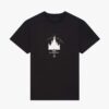 Givenchy Women Disney Castle Slim Fit T-shirt in Jersey with Print-Black