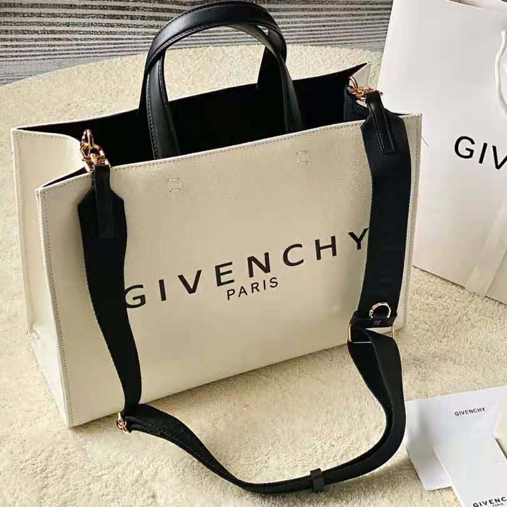 Givenchy Large G Tote Shopping Bag in Eco-Cotton