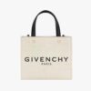 Givenchy Women Mini G Tote Shopping Bag in Canvas-Beige