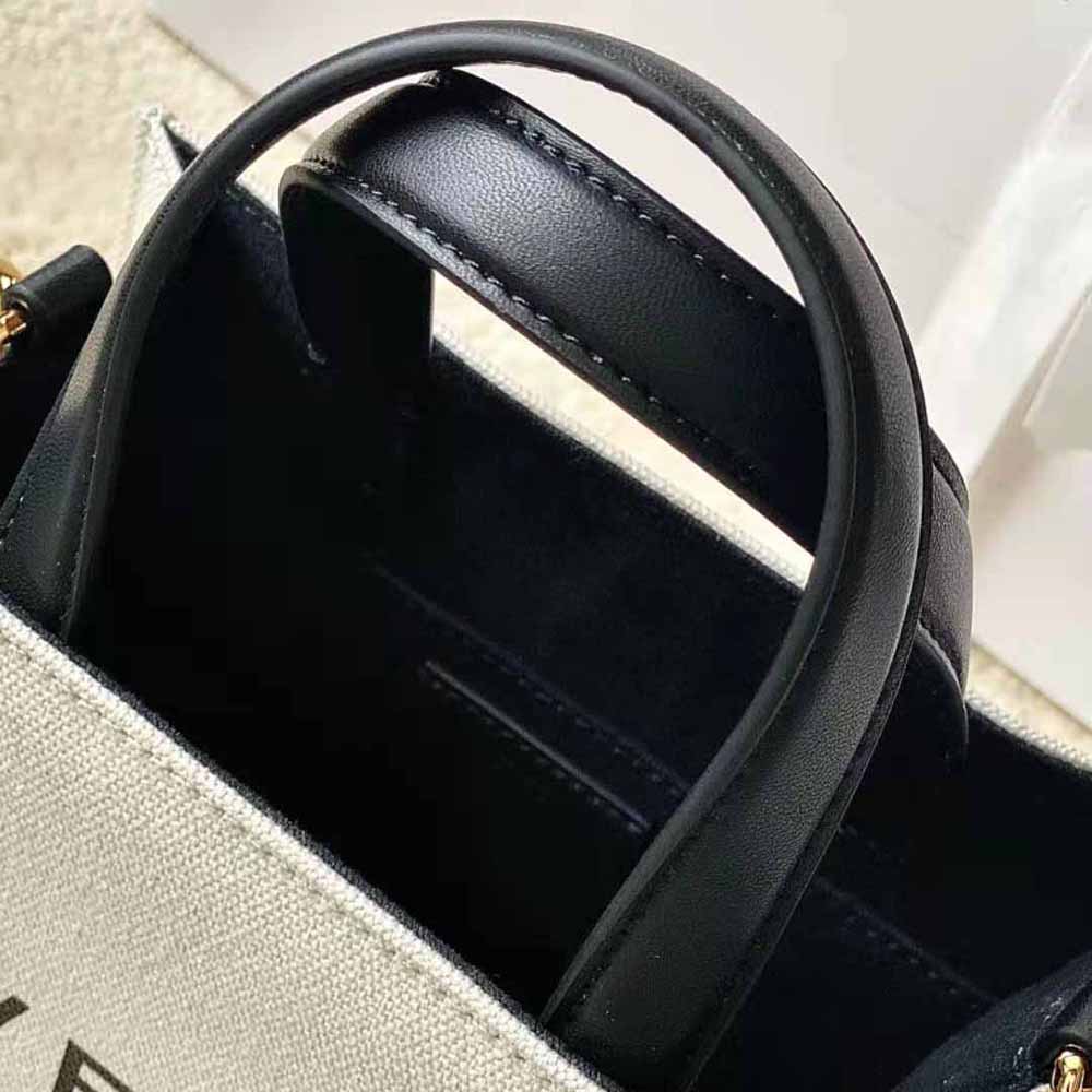 Givenchy Women Mini G Tote Shopping Bag in Canvas-Beige 8 Givenchy Women Mini G Tote Shopping Bag in Canvas-Beige - Image 8