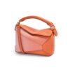 Loewe Women Mini Puzzle Edge Bag in Degrade Nappa Calfskin-Pink