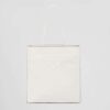 Prada Women Leather Tote Bag with Embossed Triangle Logo-White