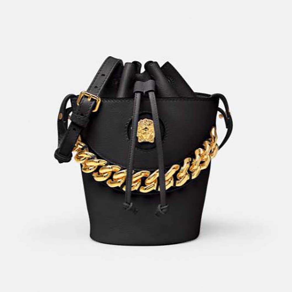 versace perfume bucket bag