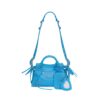 Balenciaga Women Neo Cagole XS Handbag in Blue Arena Lambskin