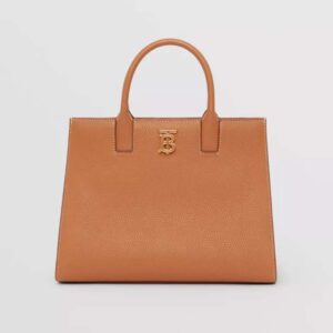 Burberry Women Mini Leather Frances Bag-Brown