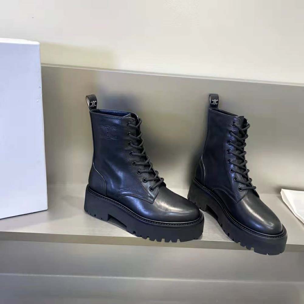 Celine Bulky Lace-Up Boot