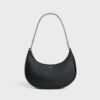 Celine Women Medium Ava Chain in Smooth Calfskin-Black