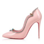 Christian Louboutin Women Chick Queen 100 mm Heel Height-Pink