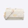 Dior Women Caro Pouch with Chain Latte Supple Cannage Calfskin