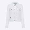 Dior Women Jacket White Multicolor D-Constellation Cotton Denim 11 Dior Women Jacket White Multicolor D-Constellation Cotton Denim