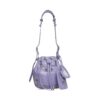 Dior Women Le Cagole XS Bucket Bag in Light Purple Arena Lambskin