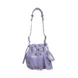 Dior Women Le Cagole XS Bucket Bag in Light Purple Arena Lambskin
