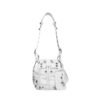 Dior Women Le Cagole XS Bucket Bag in White Arena Lambskin
