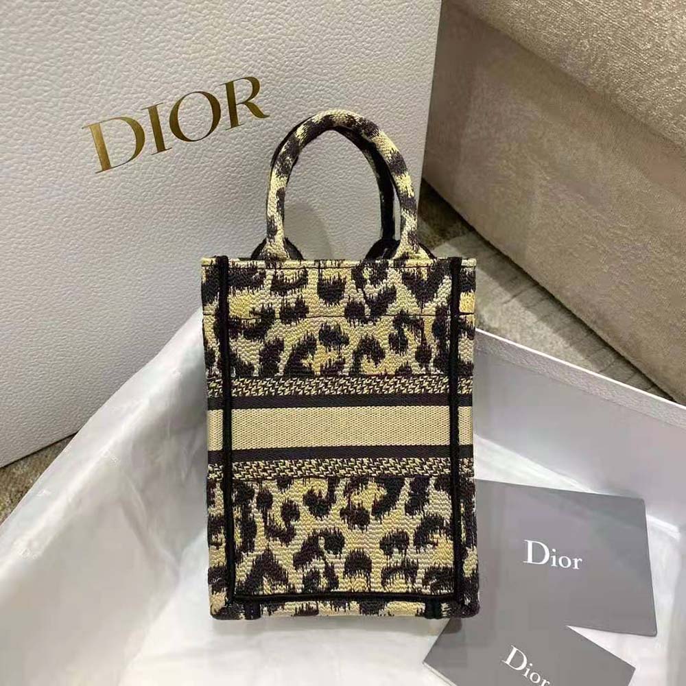 Dior - Dior Book Tote Mini Embroidery Phone Bag