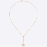Dior Women Rose Des Vents Necklace Yellow Gold Diamonds and Mother-of-Pearl
