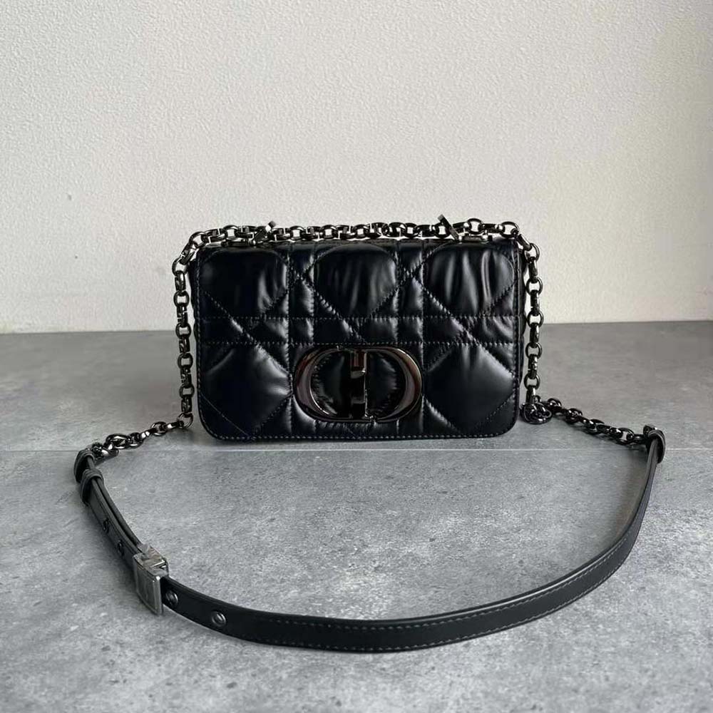 SMALL DIOR CARO BAG BLACK