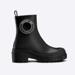 Dior Women Symbol Ankle Boot Black Supple Calfskin