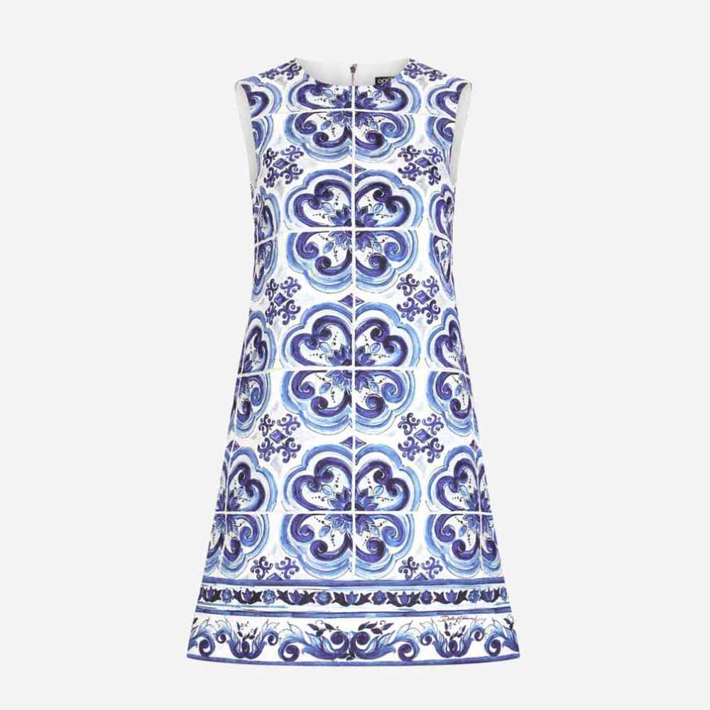 D&g on sale majolica dress