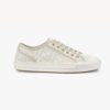 Fendi Women Domino White FF Fabric Low-Tops 12 Fendi Women Domino White FF Fabric Low-Tops
