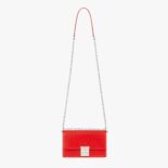 Givenchy Women Small 4G Bag in Box Leather with Chain-Red