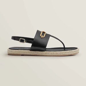 Hermes Women Eloise Espadrille in Goatskin