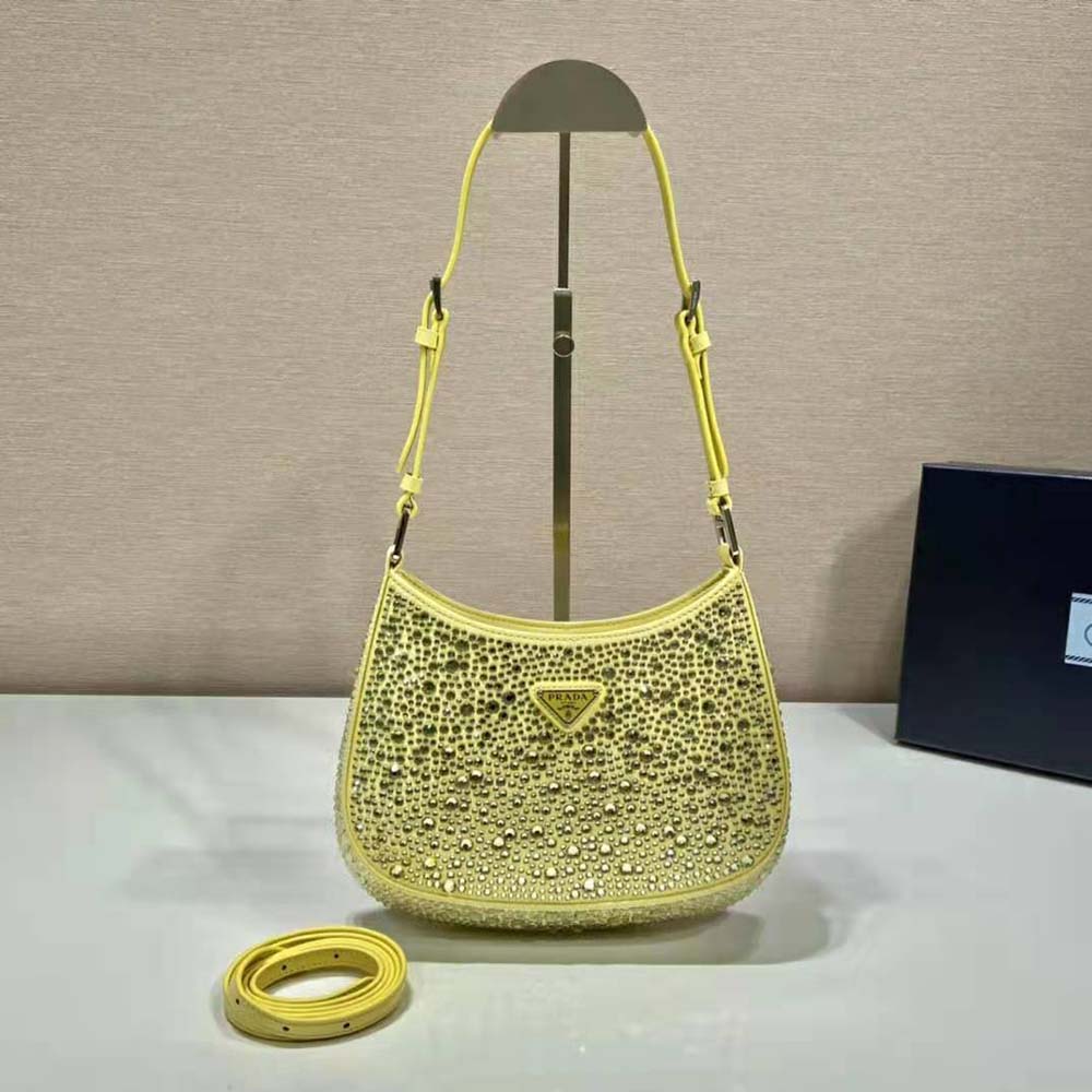 Prada Cleo Shoulder Bag - Yellow for Women
