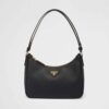 Prada Women Saffiano Leather Mini-Bag with the Metal Triangle Logo-Black 11 Prada Women Saffiano Leather Mini-Bag with the Metal Triangle Logo-Black