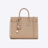Saint Laurent YSL Women Classic Sac De Jour Small in Smooth Leather-Sandy
