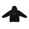 Balenciaga Women WFP Hoodie Medium Fit in Black and White Medium Fleece