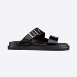 Dior Men Aqua Sandal Black Smooth Calfskin