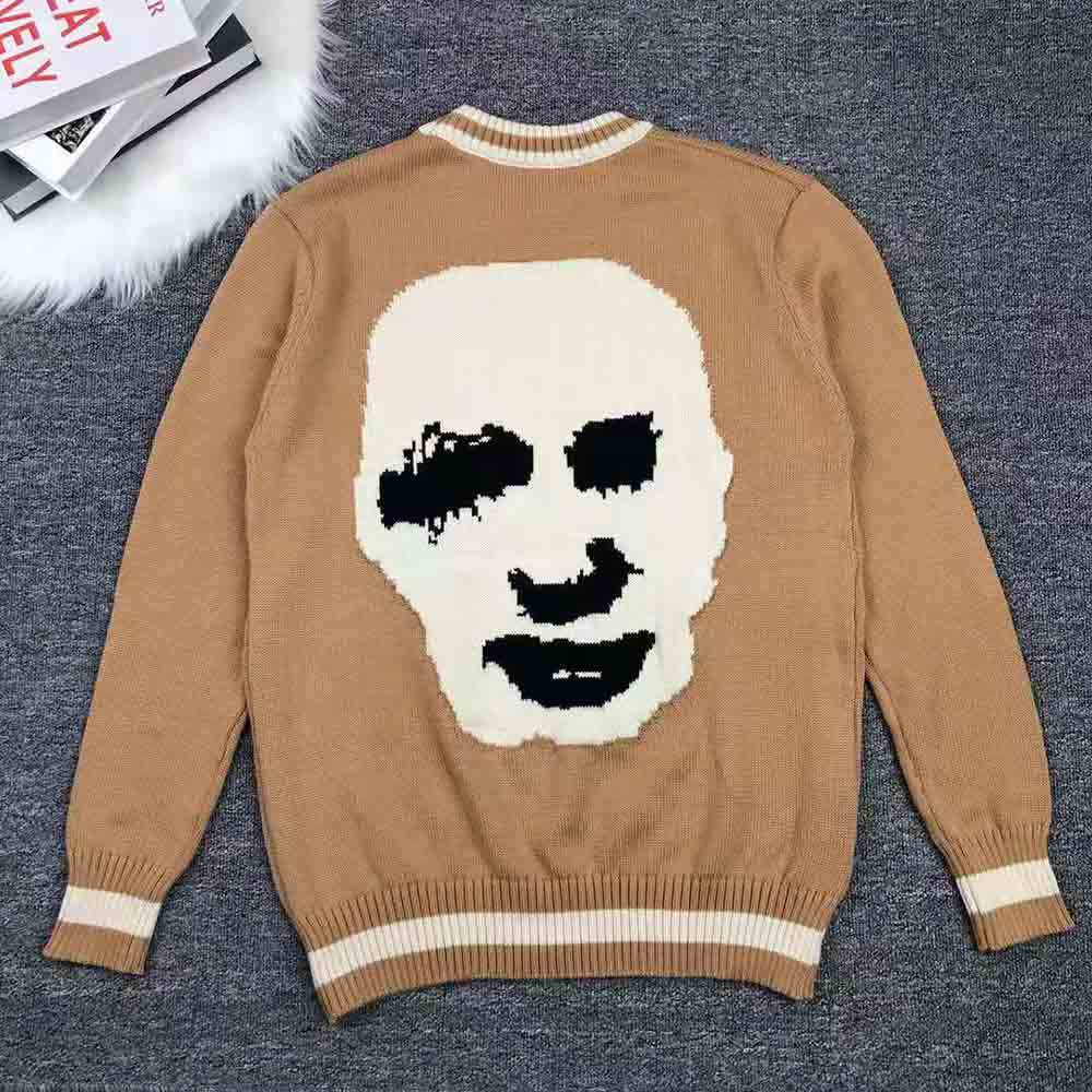 Dior Men Cactus Jack Dior Sweater Coffee Brown Cashmere Jersey 3 Dior Men Cactus Jack Dior Sweater Coffee Brown Cashmere Jersey - Image 3