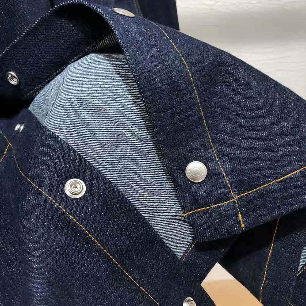 Dior Men Dior and Jack Kerouac Overshirt Blue Cotton Denim 7 Dior Men Dior and Jack Kerouac Overshirt Blue Cotton Denim - Image 7