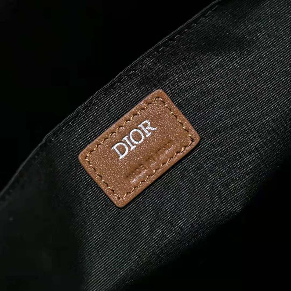 Dior Men Hit the Road Backpack Coffee CD Diamond Canvas 10 Dior Men Hit the Road Backpack Coffee CD Diamond Canvas - Image 10
