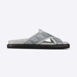 Dior Women Aqua Sandal Dior Gray CD Diamond Canvas
