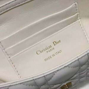 Dior - Lady Dior Phone Pouch Latte Cannage Lambskin - Women