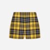 Dior Women Shorts Yellow and Black Check'n'Dior Wool Twill 10 Dior Women Shorts Yellow and Black Check'n'Dior Wool Twill