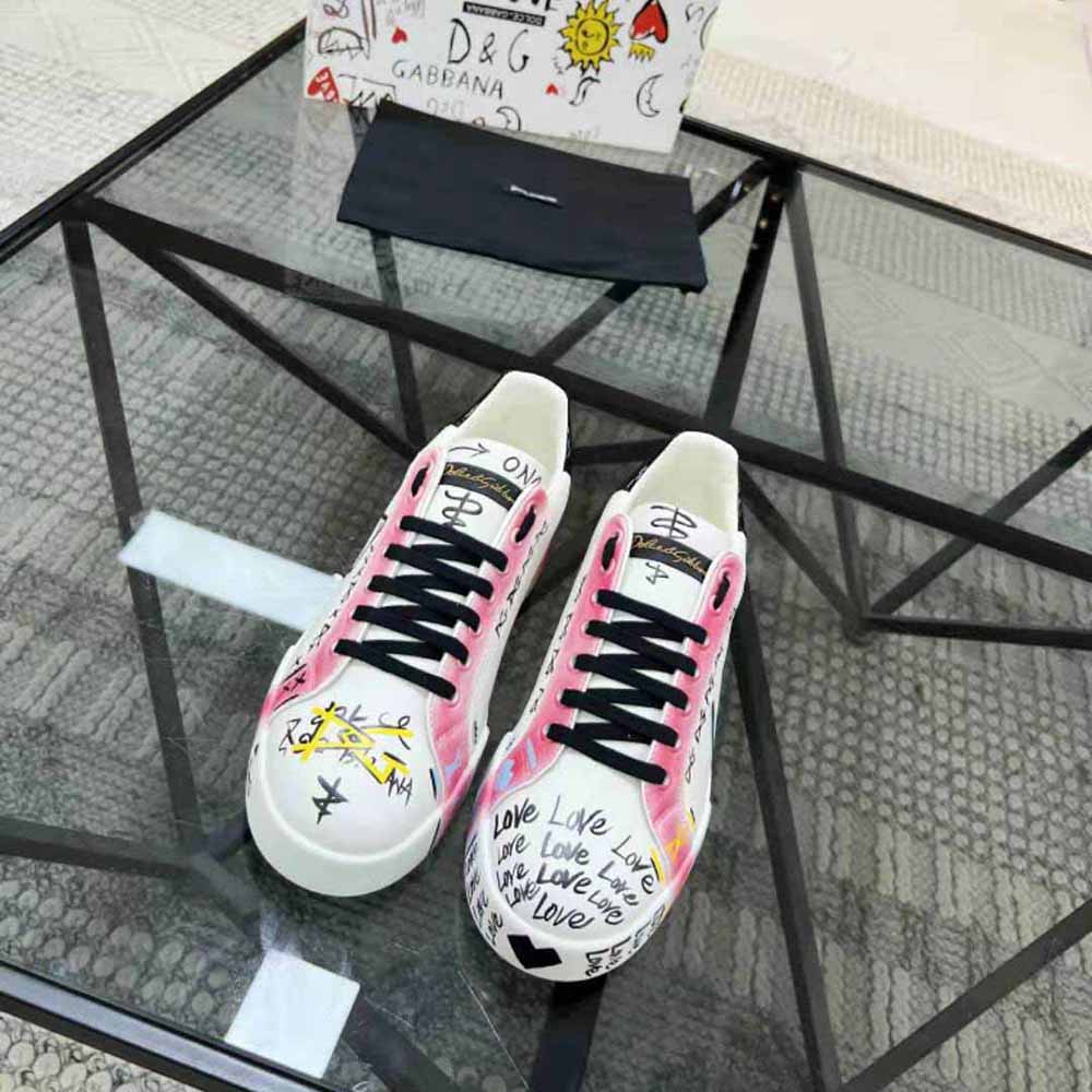 Dolce Gabbana D&G Unisex Limited Edition Portofino Sneakers 3 Dolce Gabbana D&G Unisex Limited Edition Portofino Sneakers - Image 3