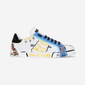 Dolce Gabbana D&G Unisex Limited Edition Portofino Sneakers-Blue