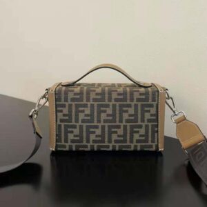 Fendi Baguette Soft Trunk Bag in Gray for Men