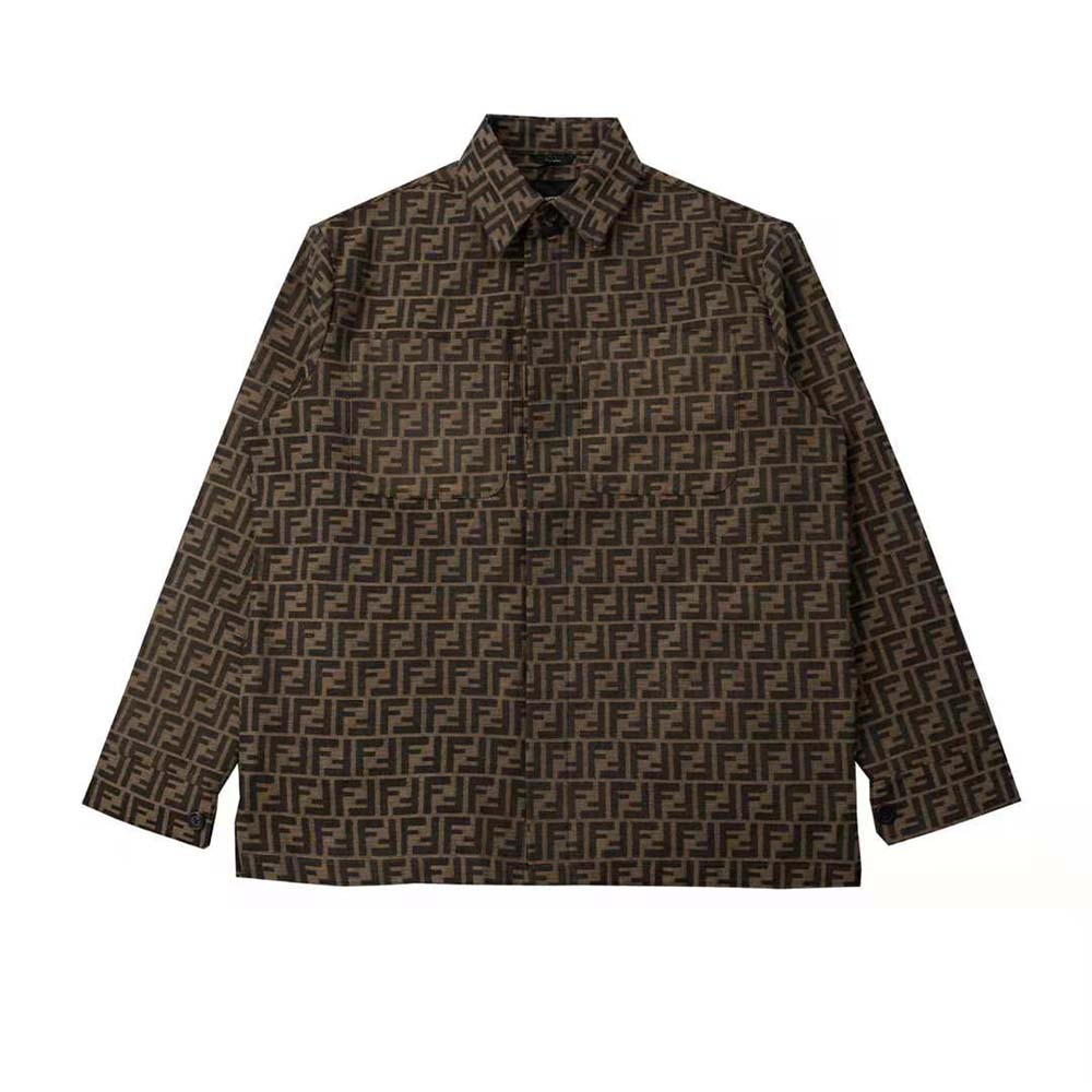 Jacket Fendi Brown size M International in Cotton - 37205055