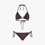 Fendi Women Black Lycra Bikini