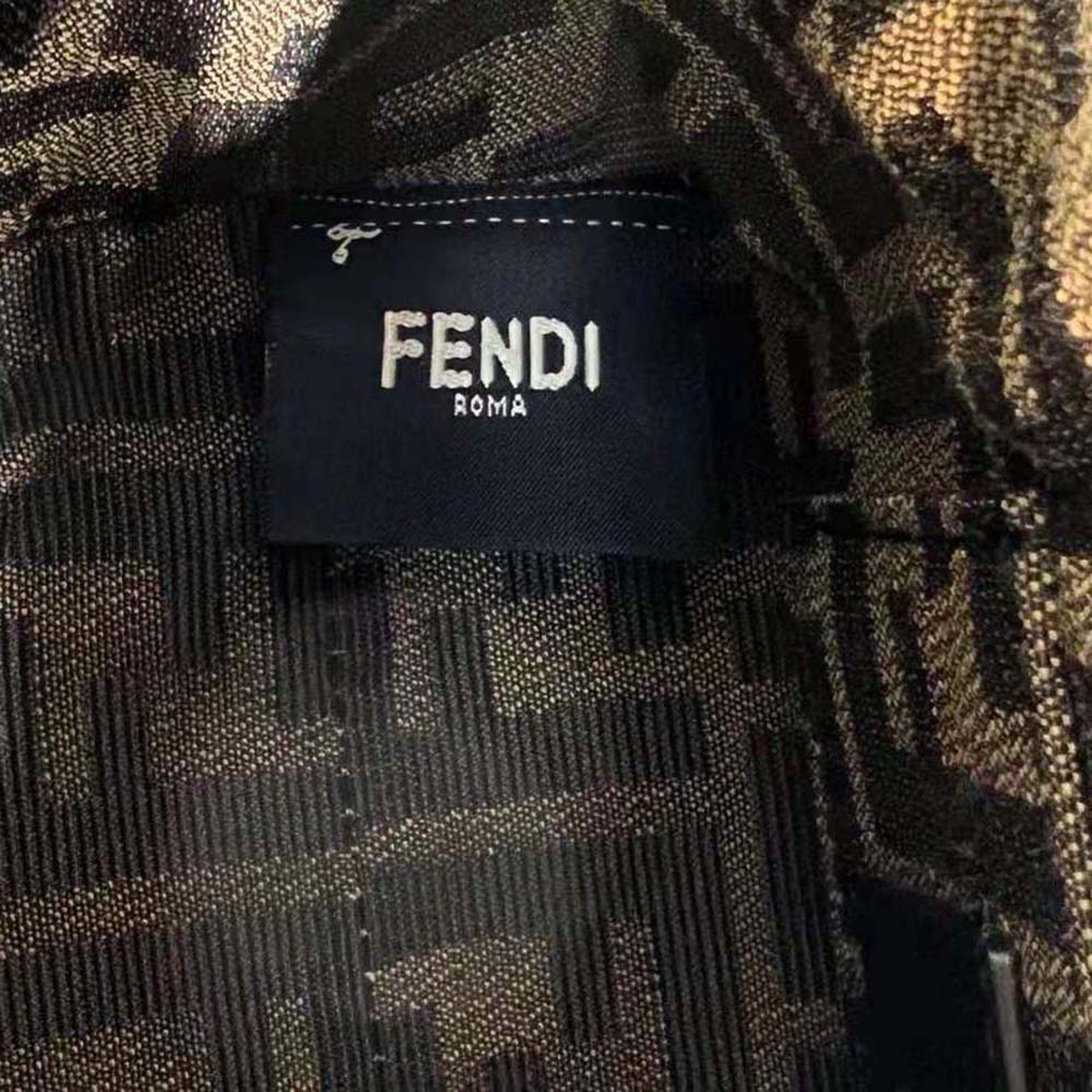Fendi Women By The Way Mini Small Boston Bag in Dove Gray Leather 9 Fendi Women By The Way Mini Small Boston Bag in Dove Gray Leather - Image 9