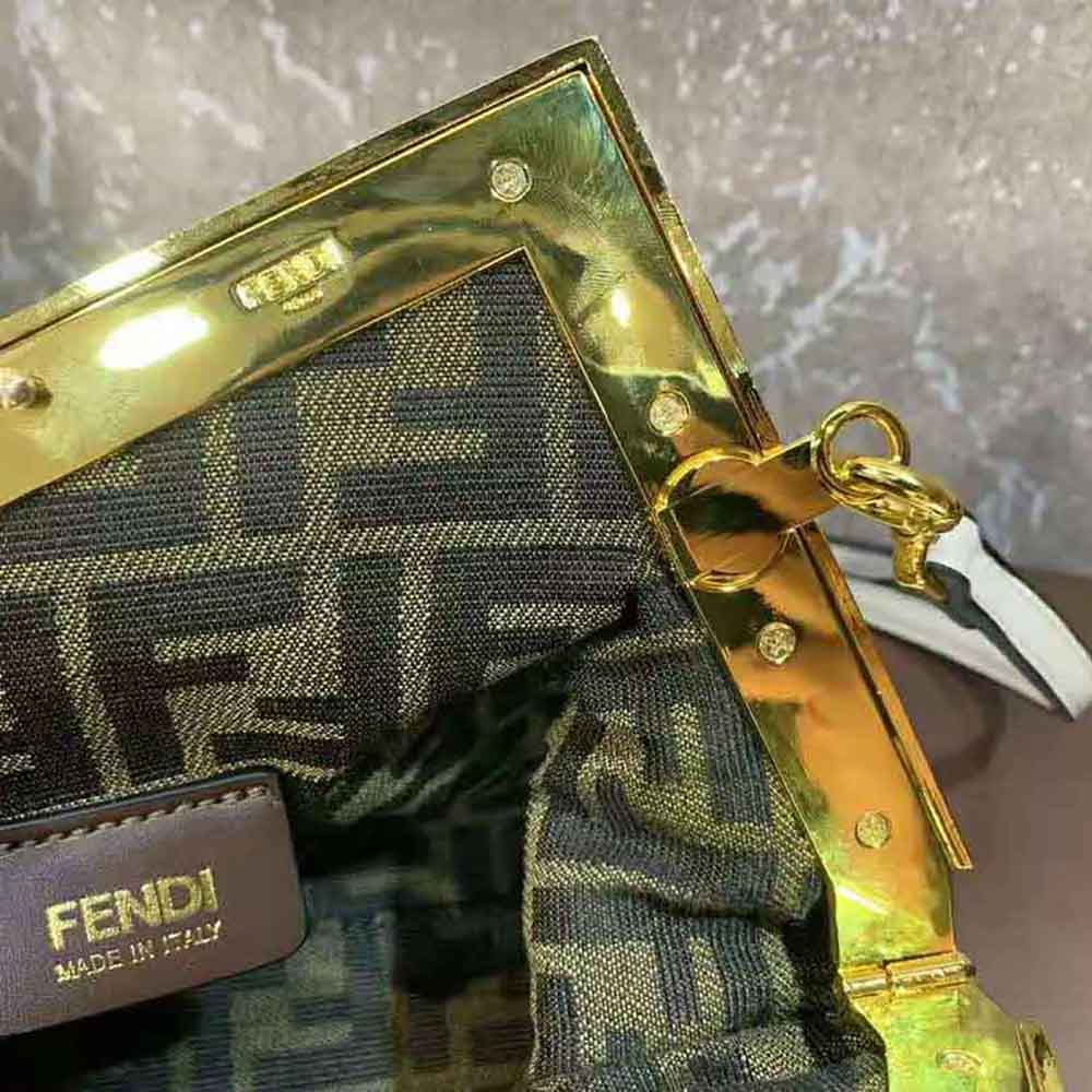 Fendi First Small Braided Leather Bag - Kaialux