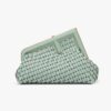 Fendi Women Fendi First Small Mint Green Leather Interlace Bag