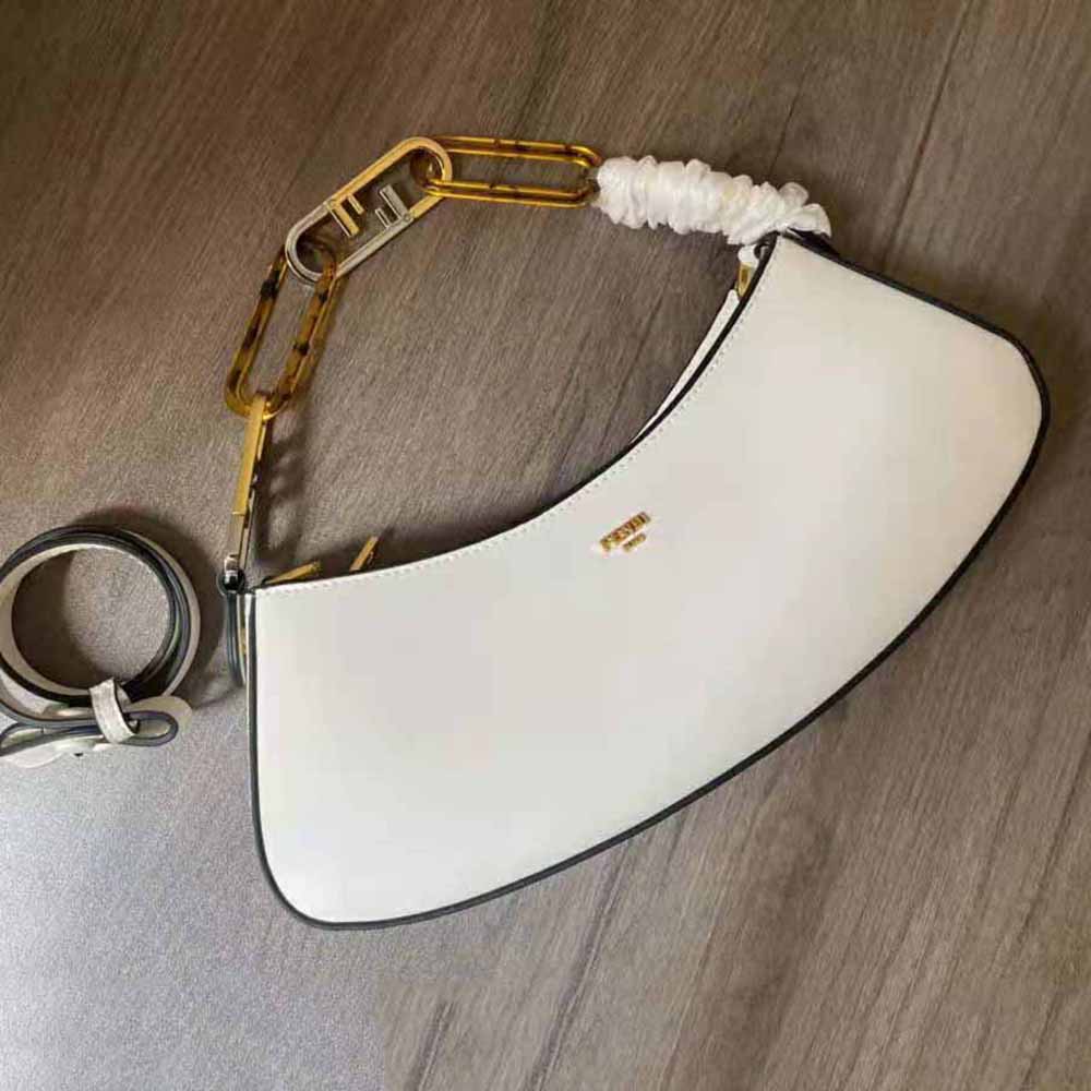 Fendi Women O’Lock Swing Camellia Leather Pouch 5 Fendi Women O’Lock Swing Camellia Leather Pouch - Image 5